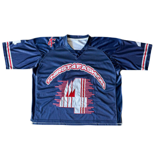 T4F Football Jersey-Navy/Grey/Red