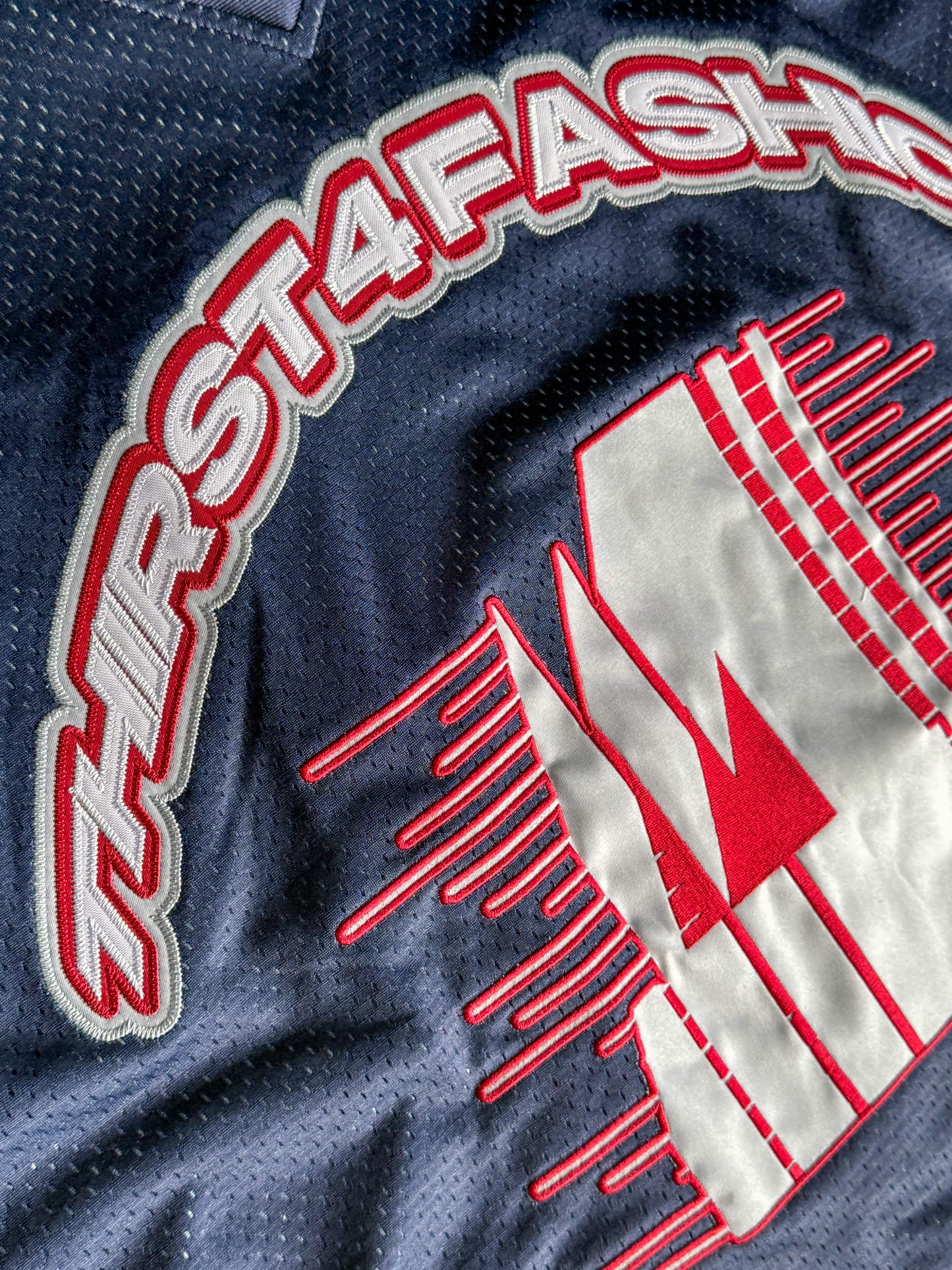 T4F Football Jersey-Navy/Grey/Red